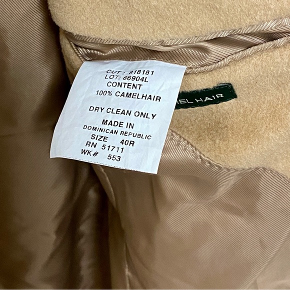 Ralph Lauren Camel Hair Coat 40R - Picture 7 of 16